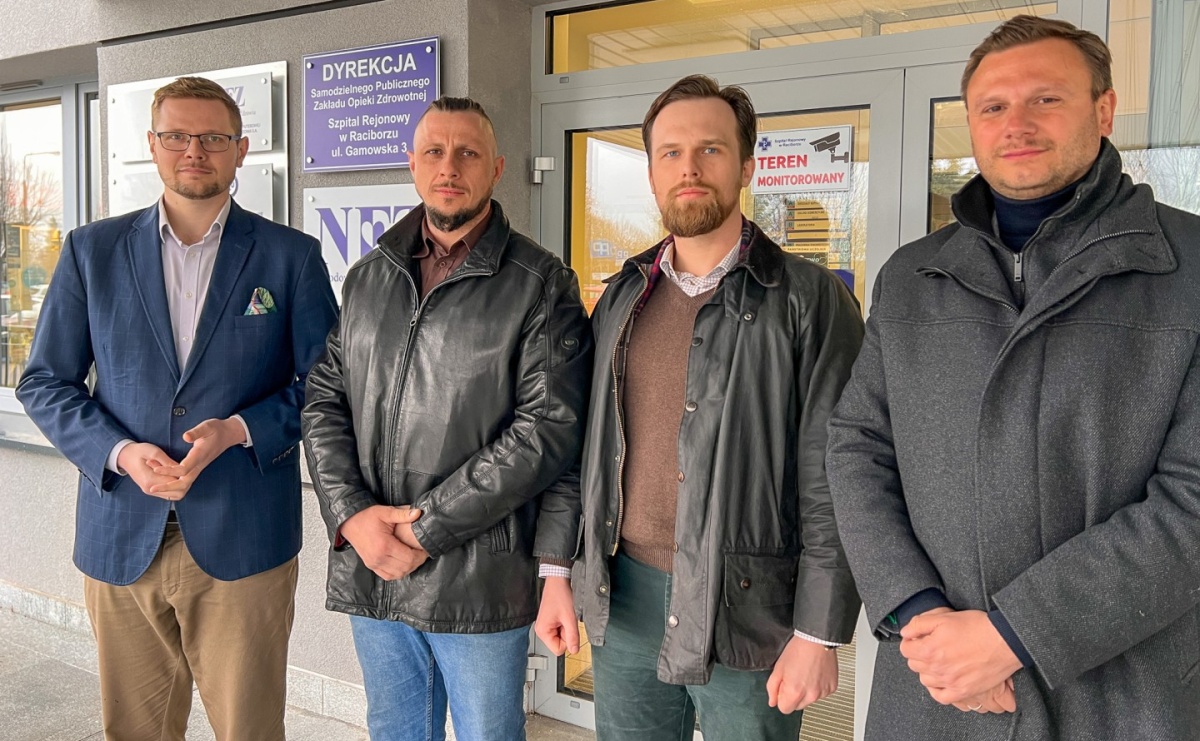 NFZ i Ministerstwo Zdrowia okradają raciborski szpital. Radni Lepszego Powiatu i poseł Woś na kontroli przy Gamowskiej - Serwis informacyjny z Raciborza - naszraciborz.pl