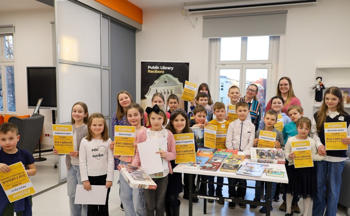 Cukierku, ty łobuzie! W bibliotece rozstrzygnięto konkurs wiedzy dla dzieci - Serwis informacyjny z Raciborza - naszraciborz.pl