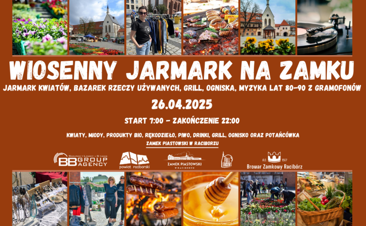 Wiosenny jarmark na Zamku Piastowskim [ZAPROSZENIE] - Serwis informacyjny z Raciborza - naszraciborz.pl