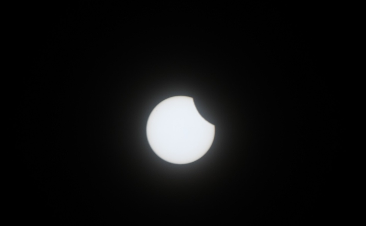 Częściowe zaćmienie Słońca widziane z Raciborza [FOTO] - Serwis informacyjny z Raciborza - naszraciborz.pl