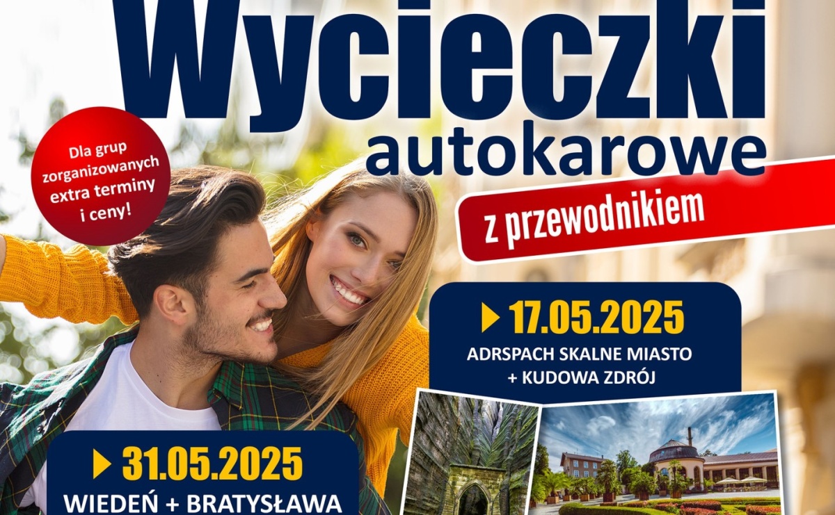 Rozdajemy podwójne zaproszenia o wartości aż 500 zł na wycieczki do Pragi, Wiednia, Bratysławy, Skalnego Miasta Adrspach  - Serwis informacyjny z Raciborza - naszraciborz.pl