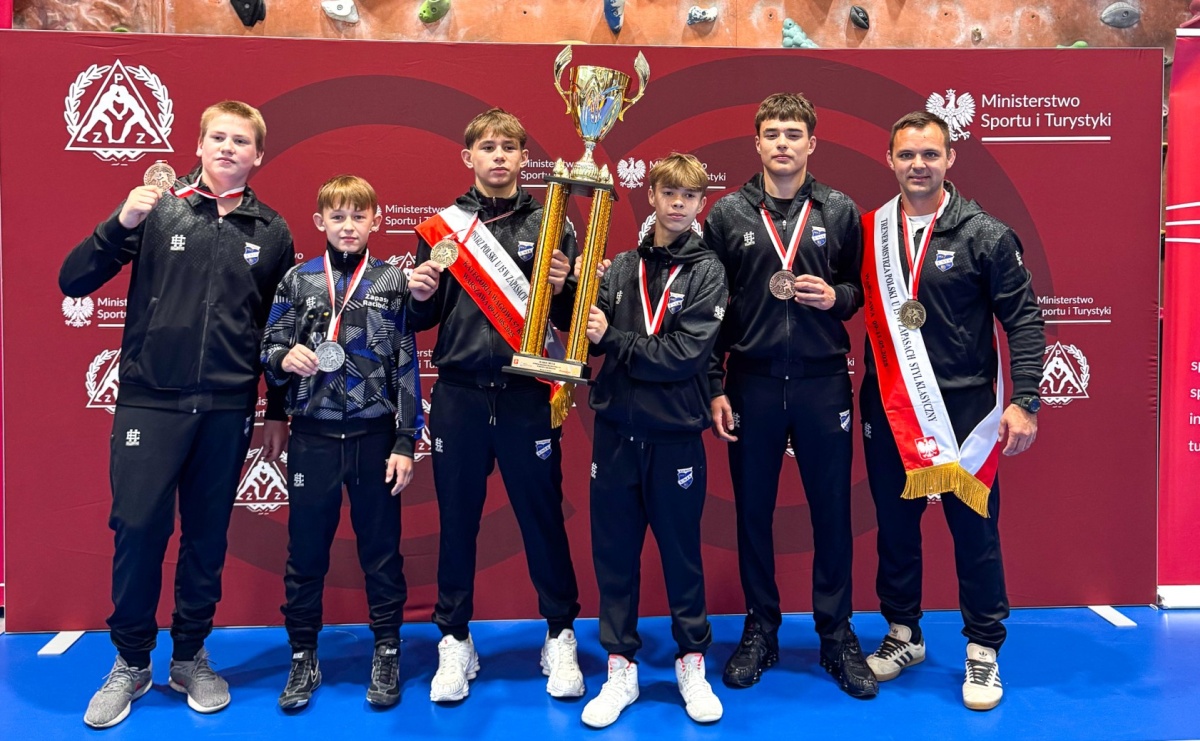 Zapaśnicy MKZ Unia Racibórz zdominowali Mistrzostwa Polski U15 – 5 medali i tytuł najlepszego klubu w kraju - Serwis informacyjny z Raciborza - naszraciborz.pl