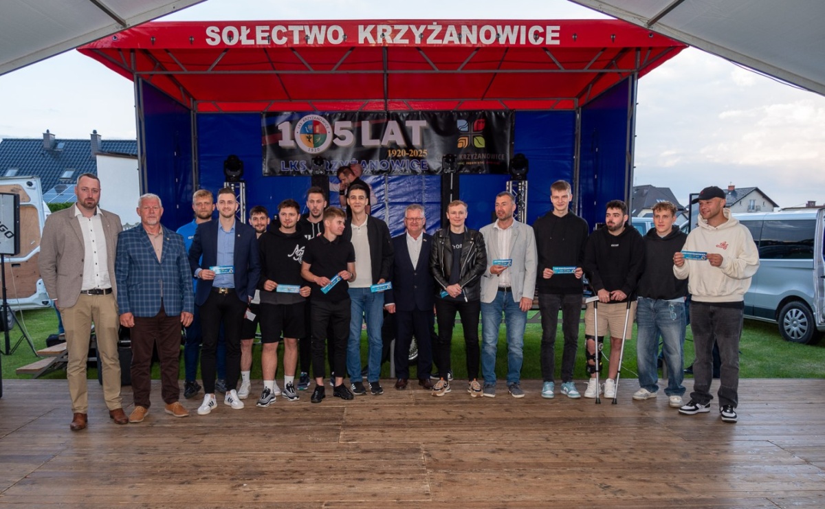 Jubileusz 105-lecia LKS Krzyżanowice - Serwis informacyjny z Raciborza - naszraciborz.pl