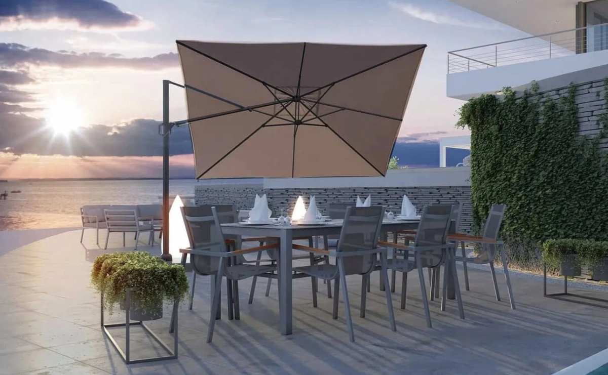 Parasol tarasowy – funkcjonalne zadaszenie do przestrzeni zewnętrznej - Serwis informacyjny z Raciborza - naszraciborz.pl