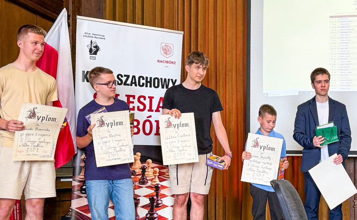 II Turniej Szachowy o Puchar Dyrektora ZSO nr 1 w Raciborzu – 80 zawodników na 80-lecie szkoły! - Serwis informacyjny z Raciborza - naszraciborz.pl