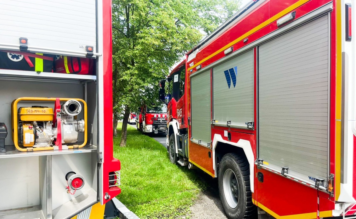 Ulewa, czujka i powalone drzewo. Intensywne dni dla służb ratowniczych - Serwis informacyjny z Raciborza - naszraciborz.pl