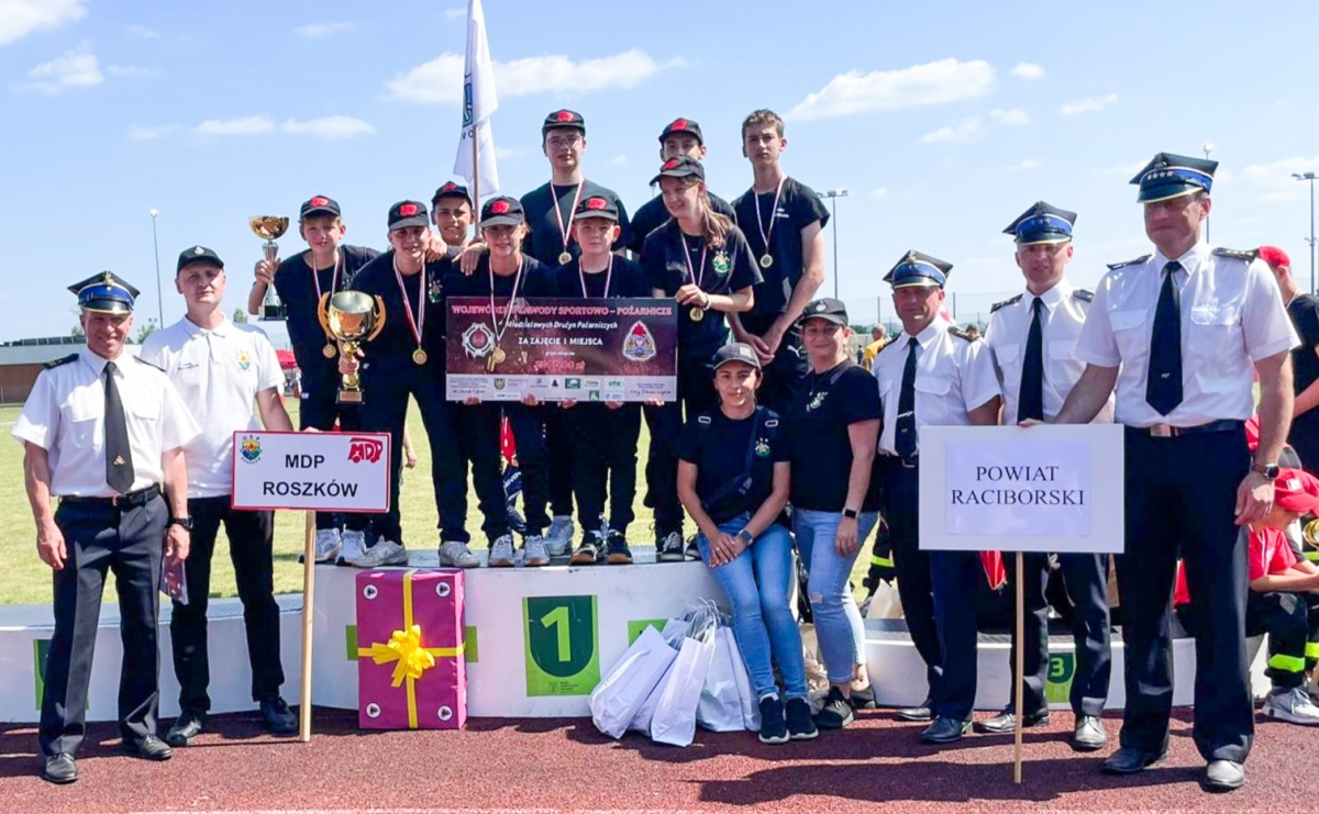 Wojewódzkie Zawody Sportowo-Pożarnicze - Roszków, Gamów i Krzanowice na podium - Serwis informacyjny z Raciborza - naszraciborz.pl