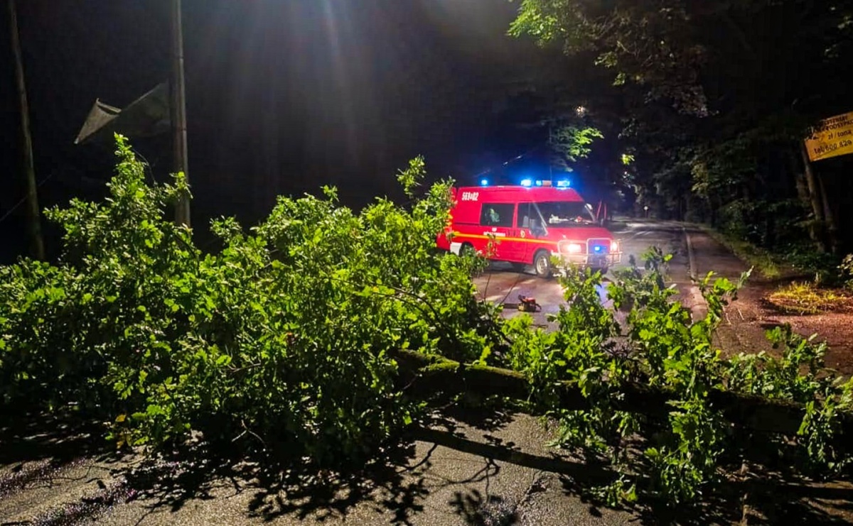 Silny wiatr, zapach gazu i wojenne znalezisko. Pracowita doba raciborskich strażaków - Serwis informacyjny z Raciborza - naszraciborz.pl