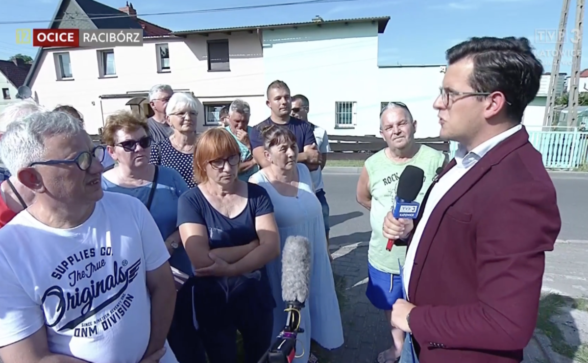 Podtapianie Ocic – TVP3 Katowice w Raciborzu z kamerą Misji Interwencja - Serwis informacyjny z Raciborza - naszraciborz.pl