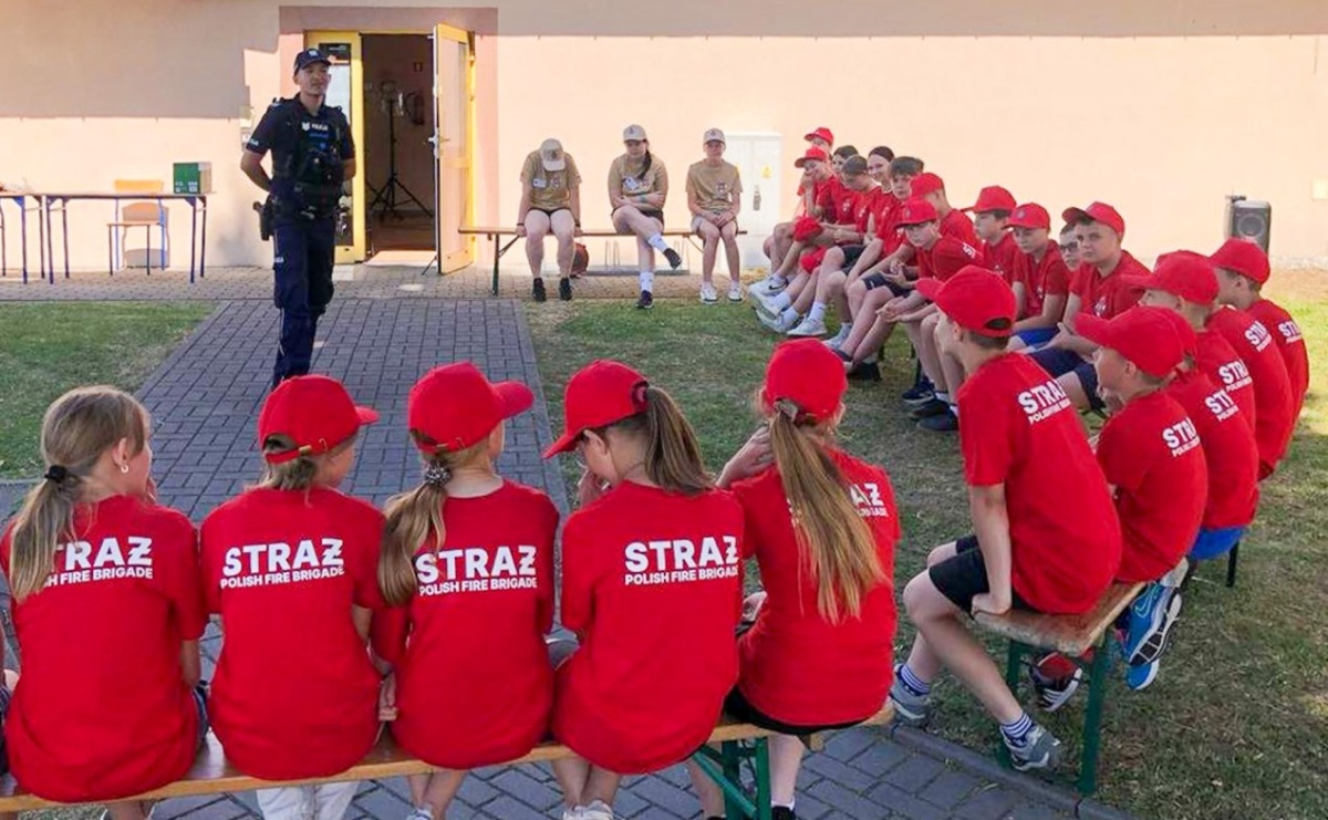 Bezpieczne wakacje na obozie strażackim w Pawłowie - Serwis informacyjny z Raciborza - naszraciborz.pl