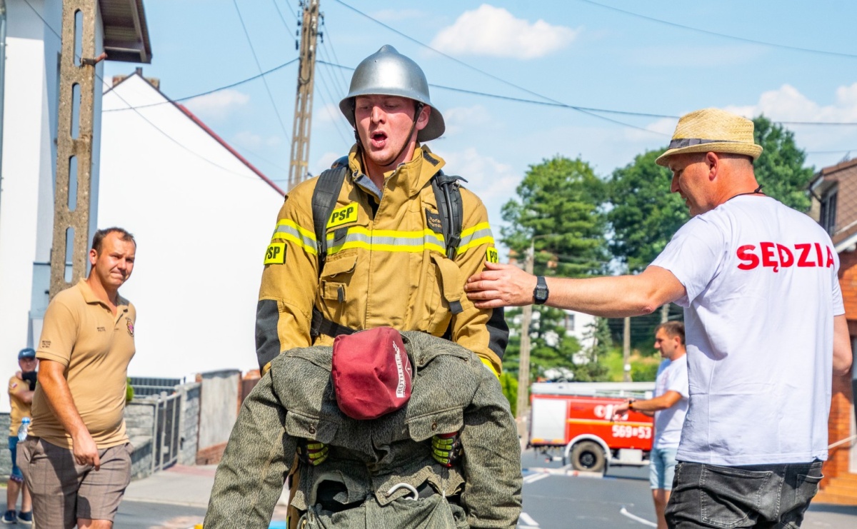 Zawody Żelazny jak Strażak w Krzanowicach. Czesi na podium [FOTO i WIDEO] - Serwis informacyjny z Raciborza - naszraciborz.pl