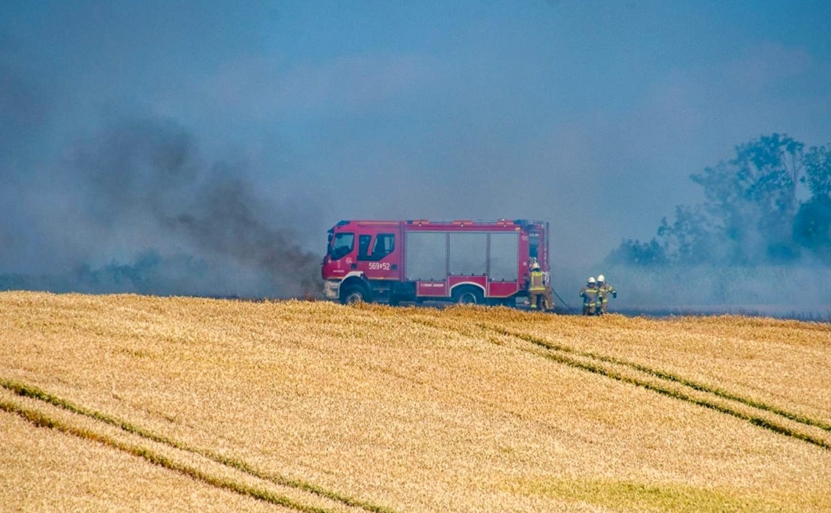 Niebezpieczna niedziela w powiecie raciborskim – pożar zboża, tlenek węgla i skutki silnego wiatru - Serwis informacyjny z Raciborza - naszraciborz.pl