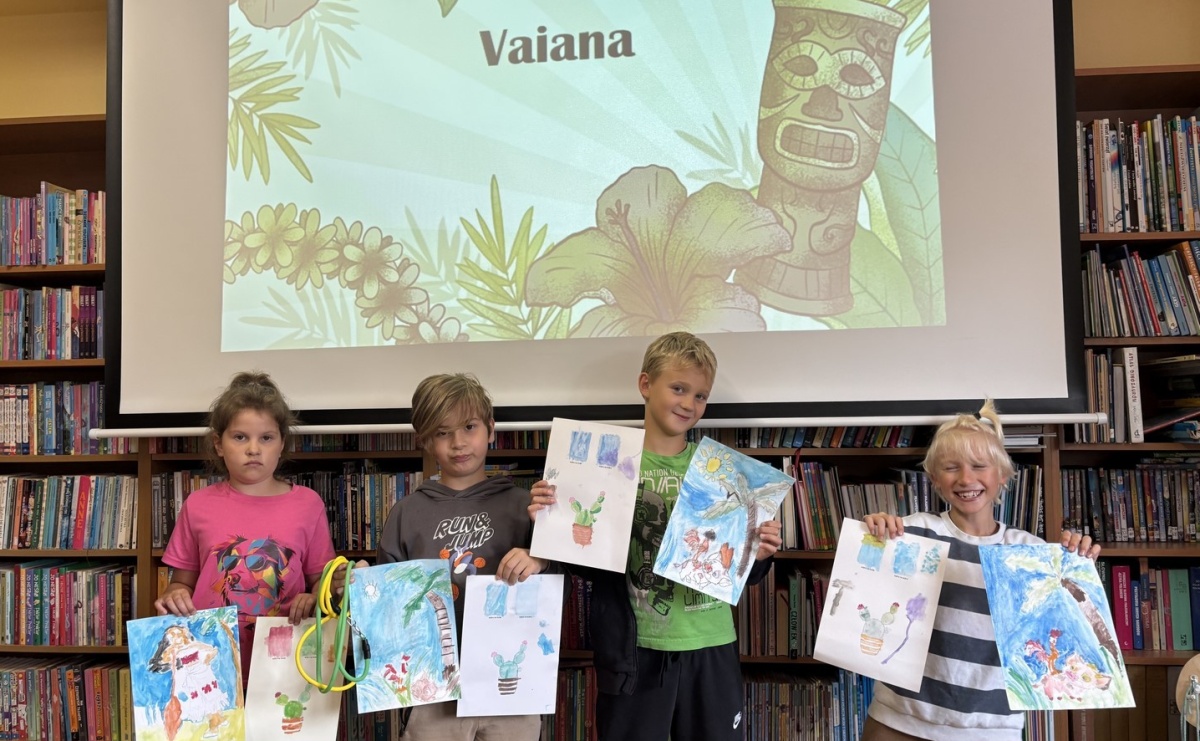 Wyspy Pacyfiku z Vaianą, czyli pierwsze wakacyjne zajęcia w bibliotece w Ocicach - Serwis informacyjny z Raciborza - naszraciborz.pl