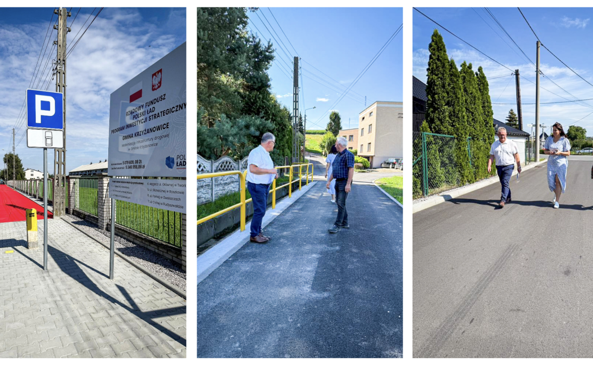 Siedem dróg w siedmiu miejscowościach. Gmina Krzyżanowice zakończyła wielką inwestycję drogową i planuje kolejną - Serwis informacyjny z Raciborza - naszraciborz.pl