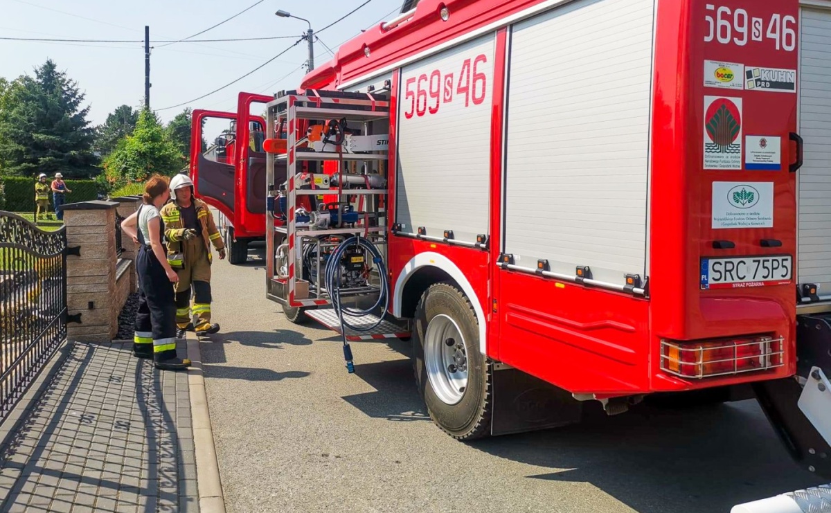 Wyciek gazu w Roszkowie – szybka interwencja strażaków - Serwis informacyjny z Raciborza - naszraciborz.pl
