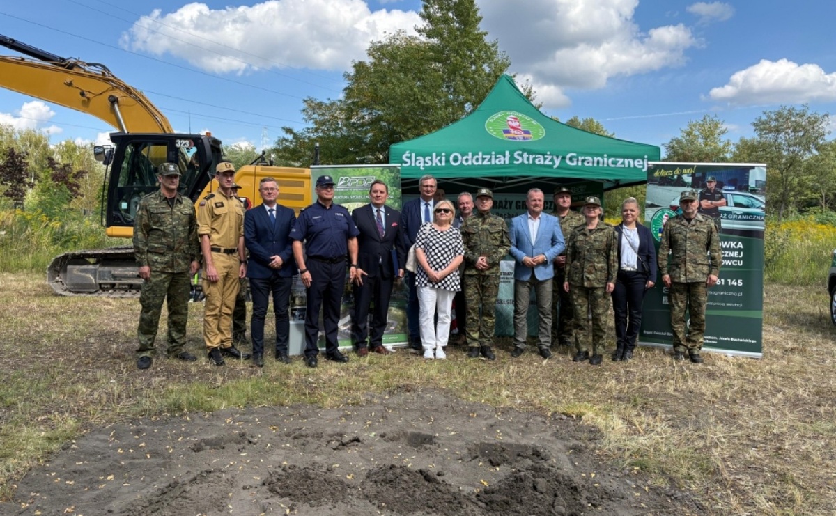 Uroczyste rozpoczęcie budowy siedziby Placówki SG w Sosnowcu - Serwis informacyjny z Raciborza - naszraciborz.pl