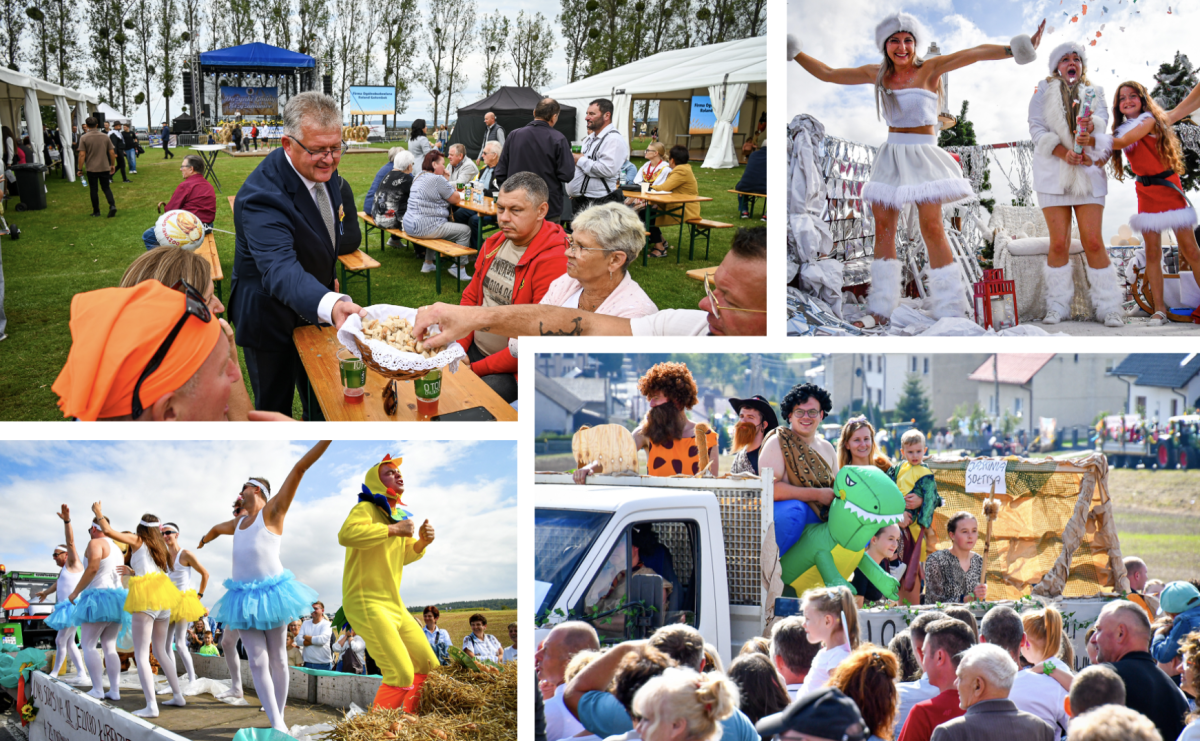 Dożynki gminy Krzyżanowice w Owsiszczach. Imponujący korowód w międzynarodowym towarzystwie [FOTO i WIDEO] - Serwis informacyjny z Raciborza - naszraciborz.pl