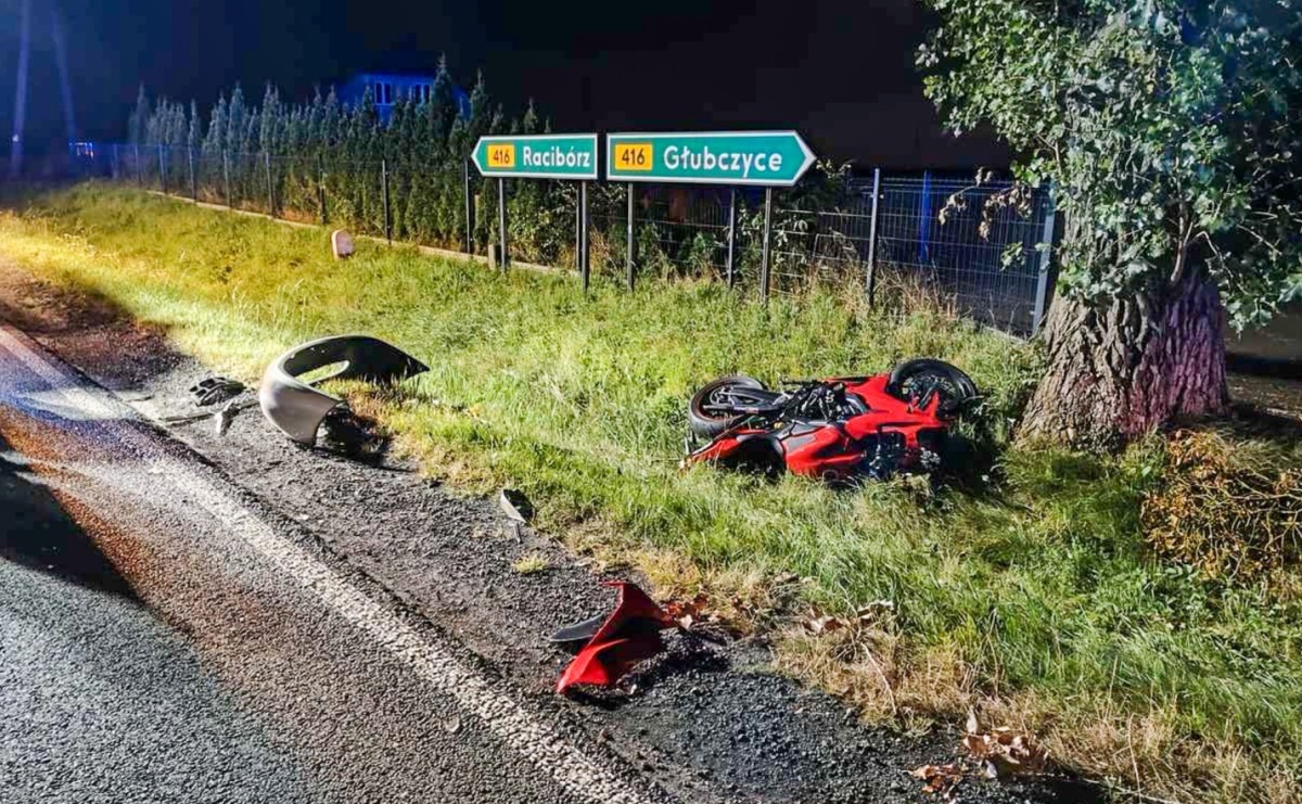 Wypadek w Żerdzinach spowodował nietrzeźwy 71-latek - Serwis informacyjny z Raciborza - naszraciborz.pl