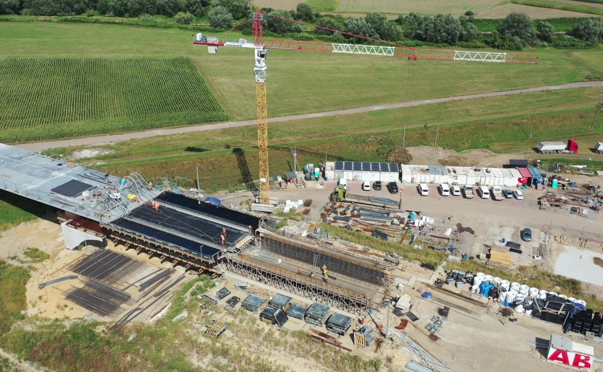 Tak powstaje nowy most na Odrze pod Raciborzem - najnowszy raport z prac - Serwis informacyjny z Raciborza - naszraciborz.pl