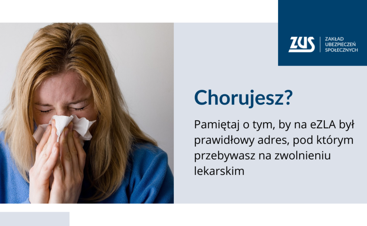 Chorujesz? Pamiętaj o prawidłowym adresie na zwolnieniu lekarskim  - Serwis informacyjny z Raciborza - naszraciborz.pl