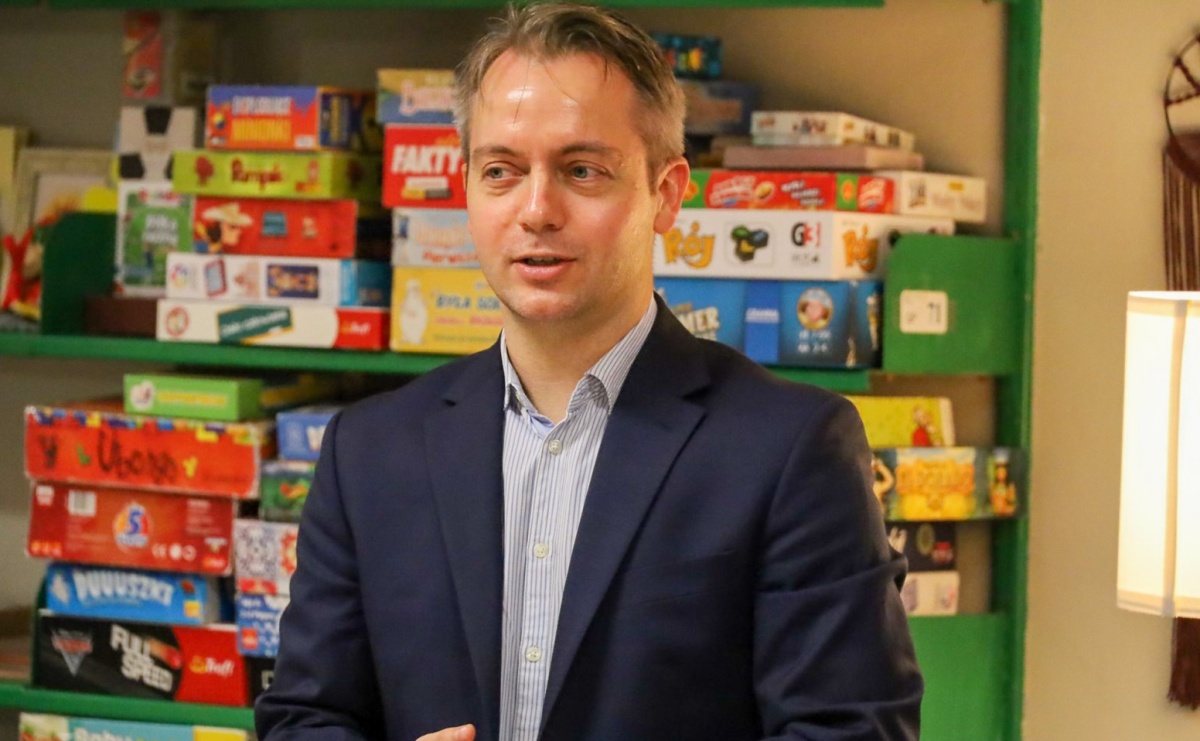 Michael Morys-Twarowski w bibliotece - Serwis informacyjny z Raciborza - naszraciborz.pl