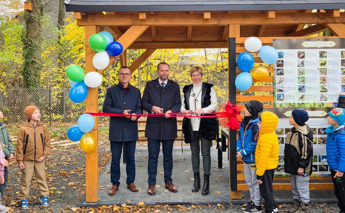 Otwarto Ptasi Zakątek w Moravii – nowa zielona przestrzeń edukacyjna w Gminie Krzanowice - Serwis informacyjny z Raciborza - naszraciborz.pl