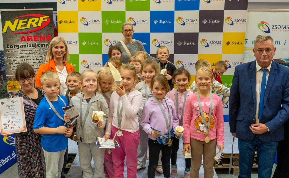 Igrzyska Przedszkolaków – sportowe emocje, nauka i radość w ZSOMS Racibórz [FOTO i WIDEO] - Serwis informacyjny z Raciborza - naszraciborz.pl