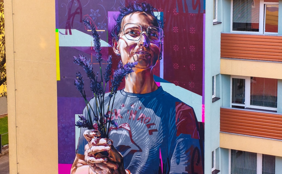 Mural raciborzanina Ryszarda Paurowskiego z nominacją w międzynarodowym konkursie - Serwis informacyjny z Raciborza - naszraciborz.pl