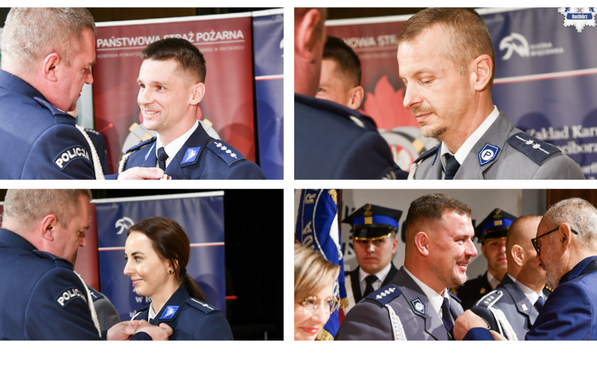 Policyjne wyróżnienia z okazji Narodowego Święta Niepodległości - Serwis informacyjny z Raciborza - naszraciborz.pl