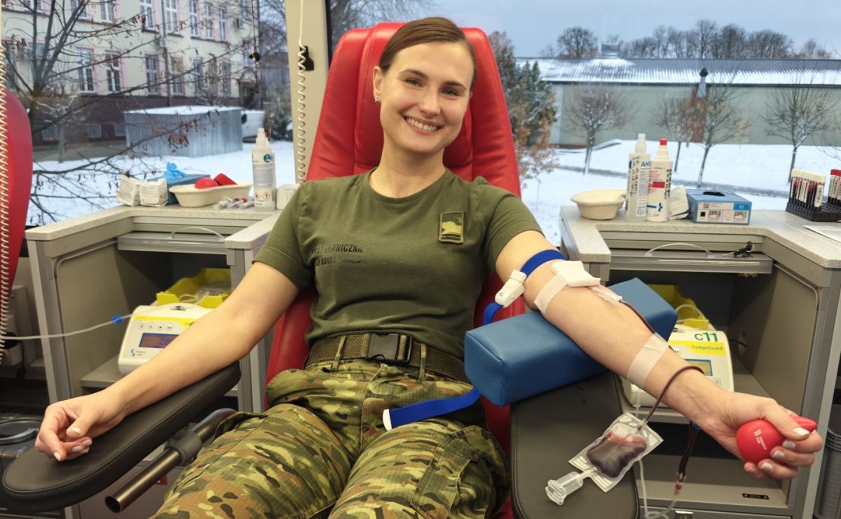 Akcja zbiórki krwi w Śląskim Oddziale SG w Raciborzu - Serwis informacyjny z Raciborza - naszraciborz.pl