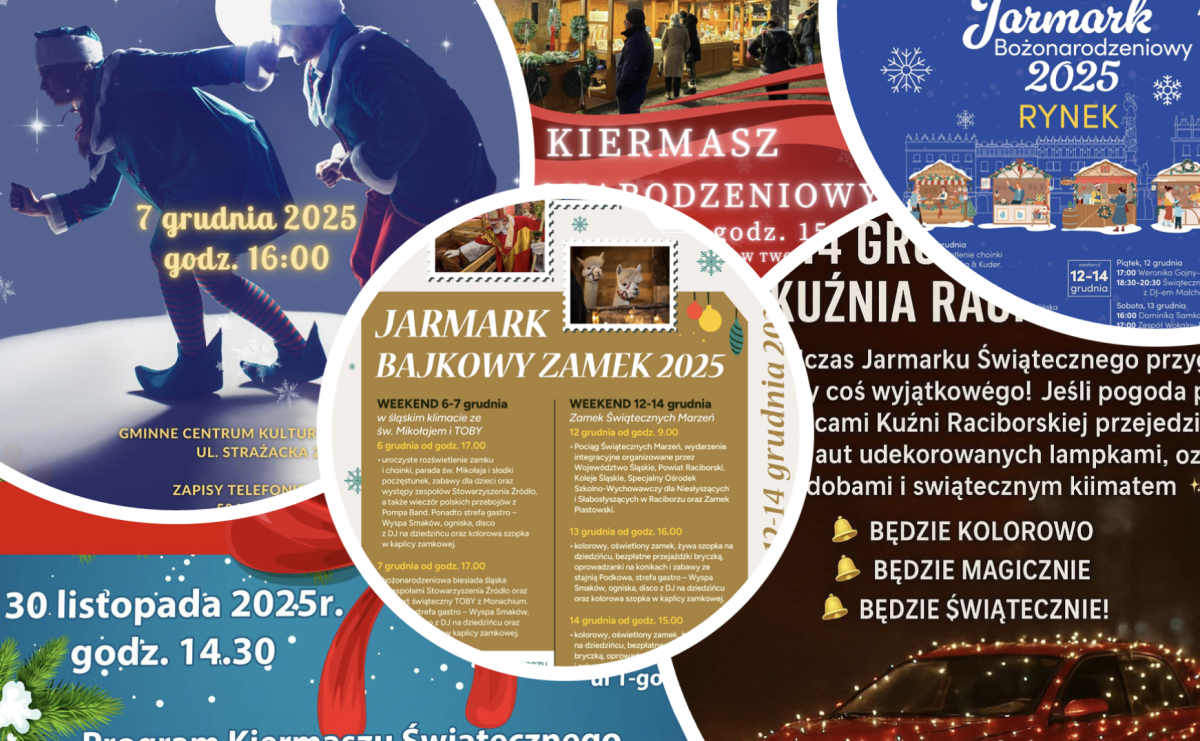 Nadchodzi Boże Narodzenie. Bogaty kalendarz przedświątecznych wydarzeń w powiecie raciborskim [ZAPOWIEDZI] - Serwis informacyjny z Raciborza - naszraciborz.pl