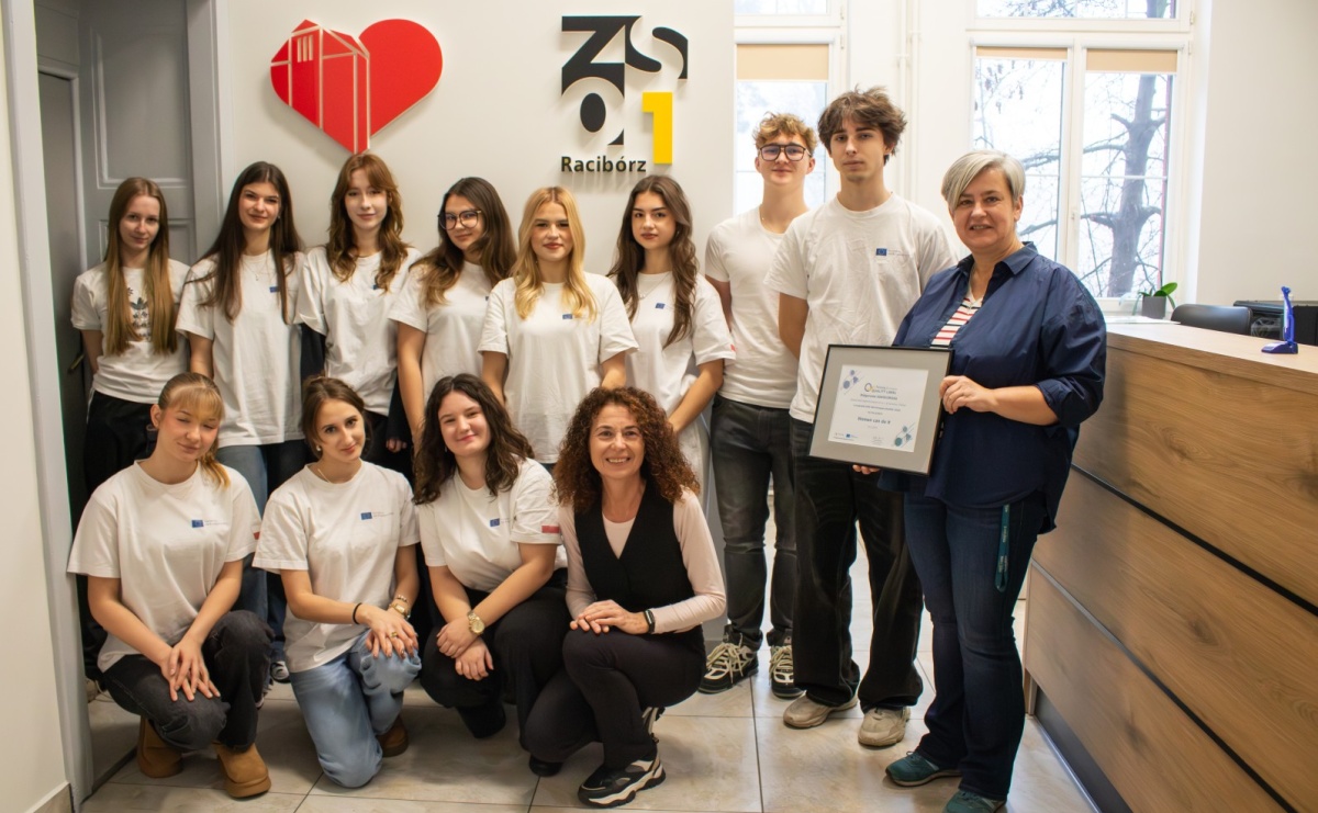 Europejski sukces ZSO nr 1! Projekt Woman can do it z najwyższym wyróżnieniem jakości - Serwis informacyjny z Raciborza - naszraciborz.pl