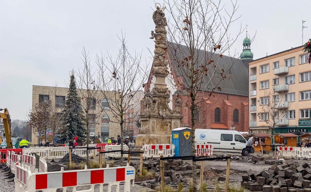 To oburzające! Radni krytykują lokalizację toi-toia przy Kolumnie Maryjnej na Rynku - Serwis informacyjny z Raciborza - naszraciborz.pl