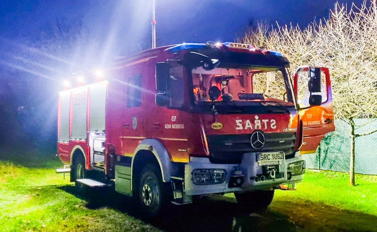 Seria groźnych interwencji strażaków w powiecie. Pożary i wypadek przy słupie energetycznym - Serwis informacyjny z Raciborza - naszraciborz.pl