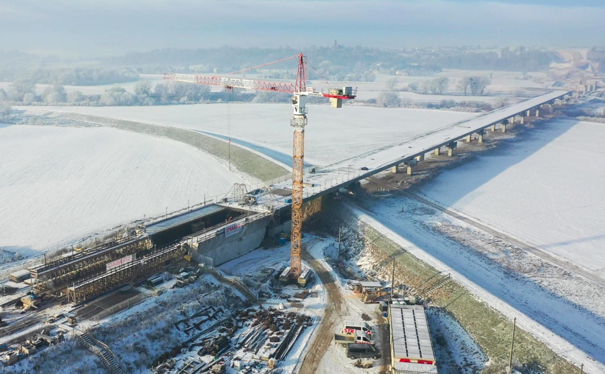 Budowa nowego mostu pod Raciborzem postępuje mimo zimy – przeprawa ma być gotowa w styczniu 2027 r. - Serwis informacyjny z Raciborza - naszraciborz.pl