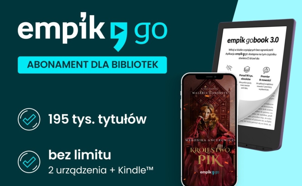 Rozpocznij 2026 rok z tysiącami książek i audiobooków - Empik Go dla czytelników biblioteki - Serwis informacyjny z Raciborza - naszraciborz.pl