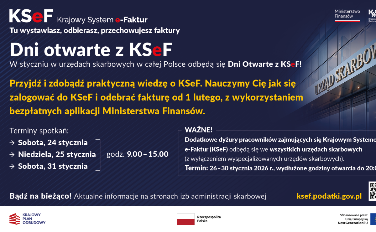 Dni otwarte w urzędach skarbowych woj. śląskiego. Przygotuj się na KSeF - Serwis informacyjny z Raciborza - naszraciborz.pl