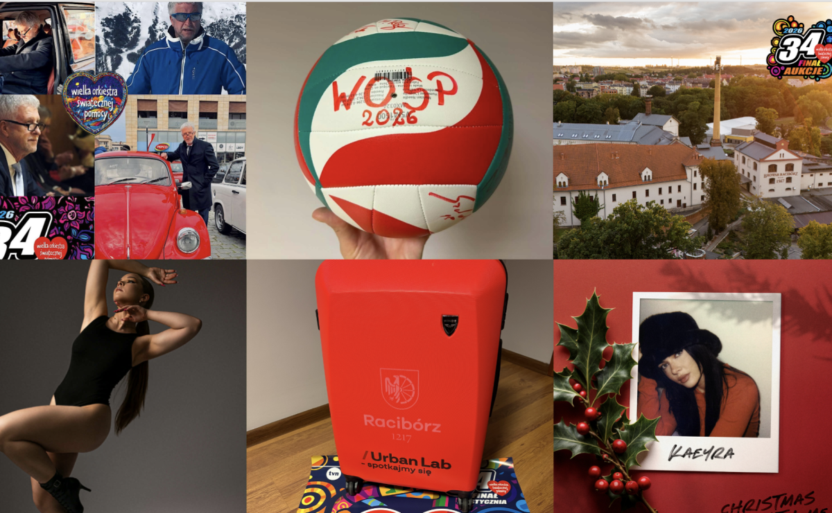 Jak jeszcze wesprzeć WOŚP w Raciborzu? Licytacje ze sceny i na Allegro - Serwis informacyjny z Raciborza - naszraciborz.pl