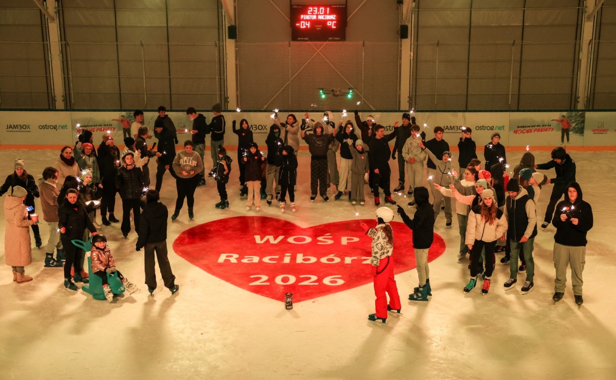Lodowe serce WOŚP na Piastorze. Wyjątkowy początek finału w Raciborzu - Serwis informacyjny z Raciborza - naszraciborz.pl