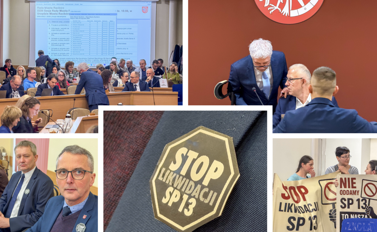 Rada Miasta zdecydowała o zamiarze likwidacji SP 13. Rodzice zapowiadają inicjatywę referendalną - Serwis informacyjny z Raciborza - naszraciborz.pl