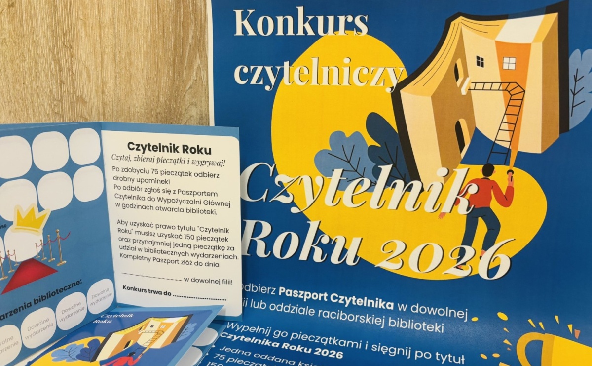 Czytelnik Roku 2026 – startuje nowa edycja konkursu w bibliotece - Serwis informacyjny z Raciborza - naszraciborz.pl