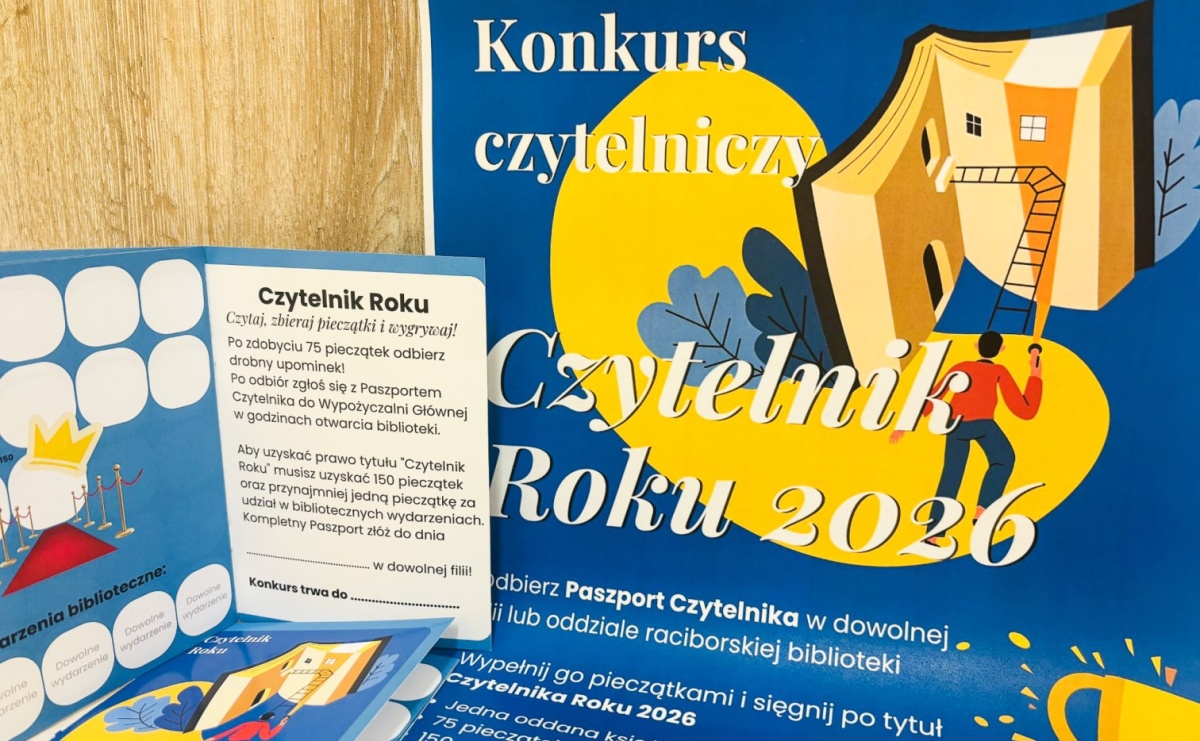 Czytelnik Roku 2026 – startuje nowa edycja konkursu w bibliotece - Serwis informacyjny z Raciborza - naszraciborz.pl