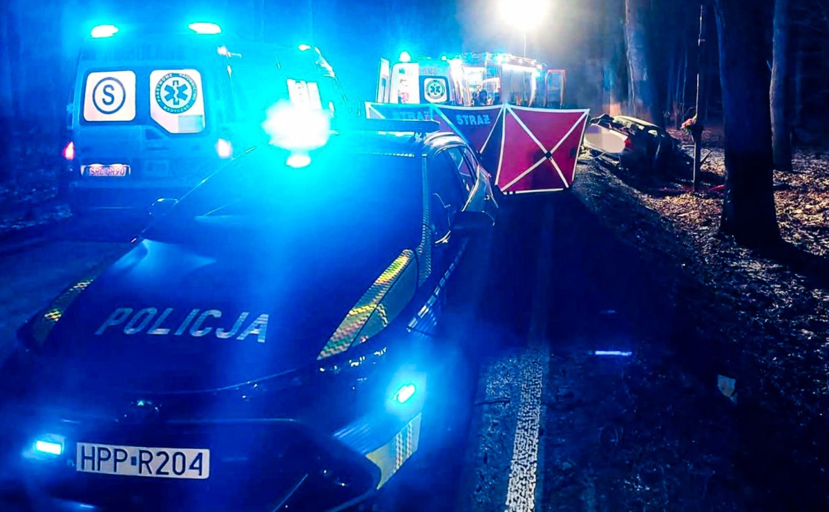 Tragiczne zdarzenie drogowe na DW 919 - trasa z Rud do Raciborza - Serwis informacyjny z Raciborza - naszraciborz.pl