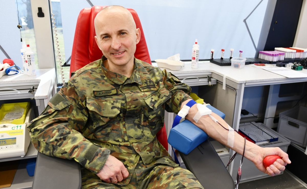 Pierwsza tegoroczna akcja zbiórki krwi w Śląskim Oddziale SG - Serwis informacyjny z Raciborza - naszraciborz.pl