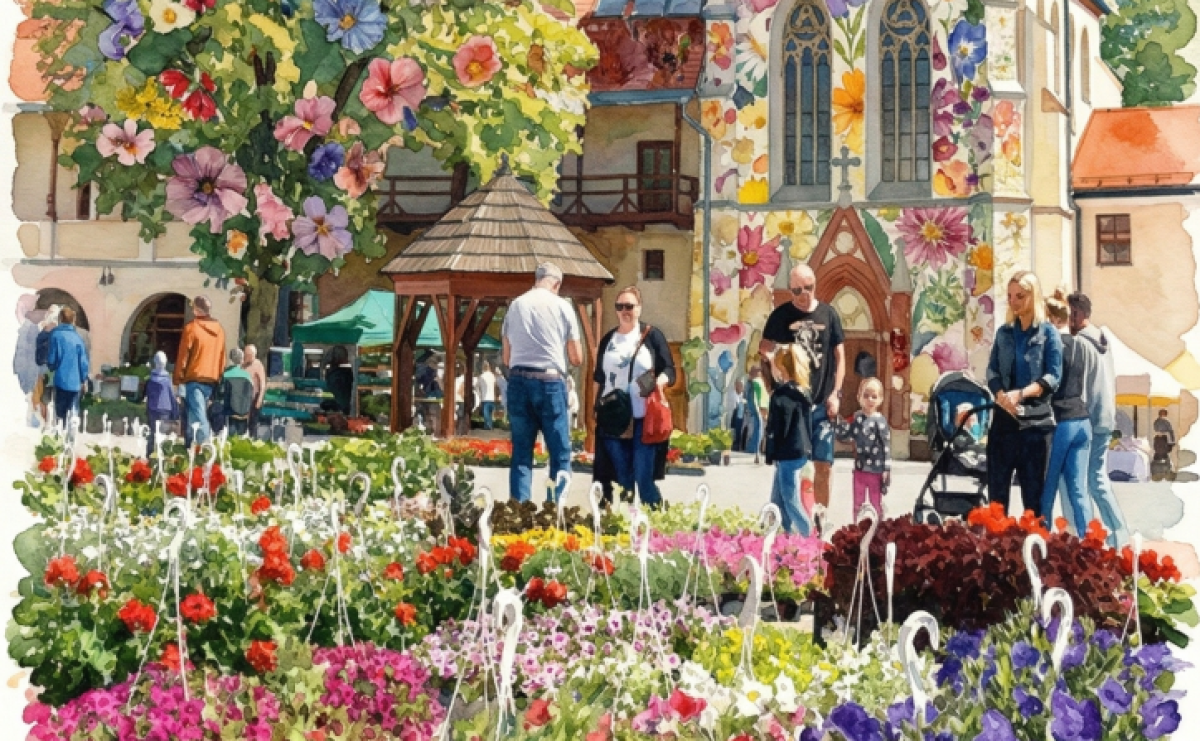 Wiosenny Jarmark Kwiatów, Zdrowej Żywności i Rękodzieła na Zamku Piastowskim w Raciborzu - Serwis informacyjny z Raciborza - naszraciborz.pl