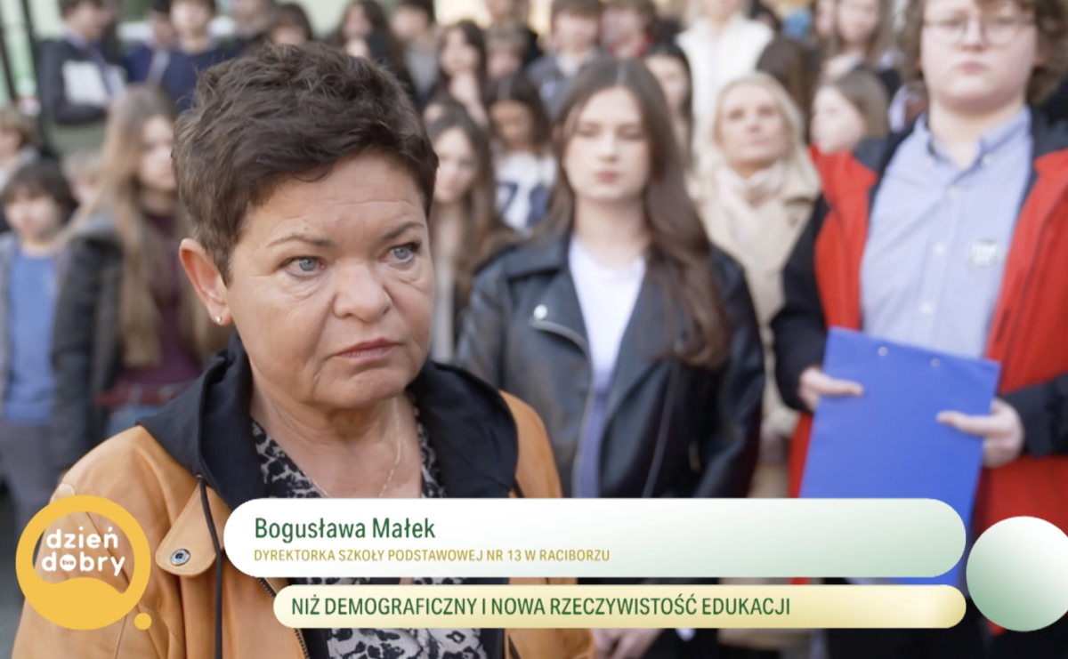 Demografia zabójcza dla szkół. TVN przed SP 13 w Raciborzu - Serwis informacyjny z Raciborza - naszraciborz.pl