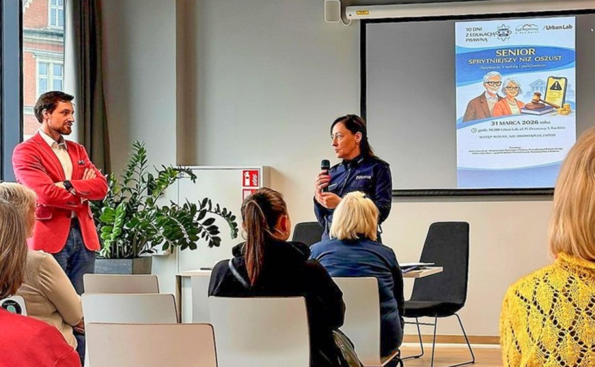 Senior sprytniejszy niż oszust. Spotkanie profilaktyczne w Raciborzu - Serwis informacyjny z Raciborza - naszraciborz.pl