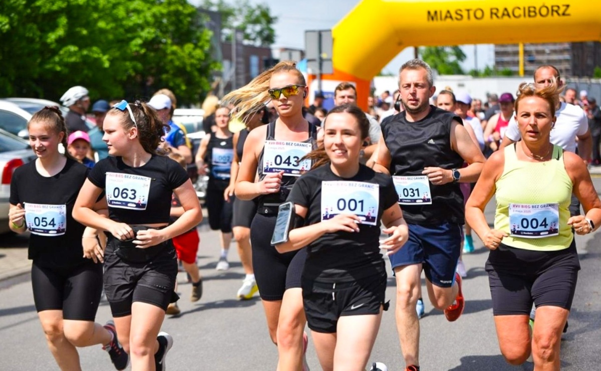 XVIII Bieg Bez Granic w Raciborzu. Sportowe święto dla wszystkich pokoleń - Serwis informacyjny z Raciborza - naszraciborz.pl