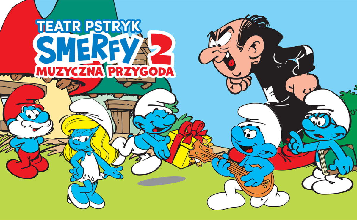 SMERFY 2 - muzyczna przygoda. Niebiescy bohaterowie powracają na scenę Strzechy z nowym przedstawieniem - Serwis informacyjny z Raciborza - naszraciborz.pl