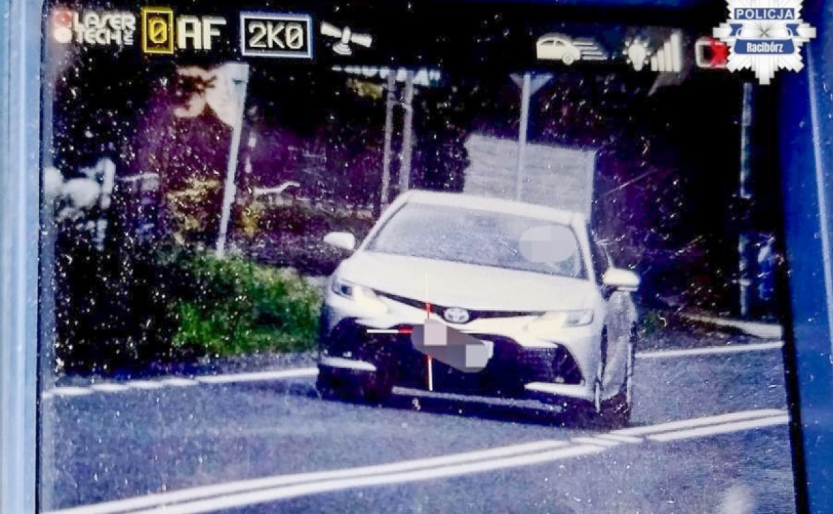 Rażące przekroczenie prędkości zakończone utratą prawa jazdy - Serwis informacyjny z Raciborza - naszraciborz.pl